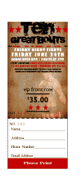 Short Run Ticket Printing